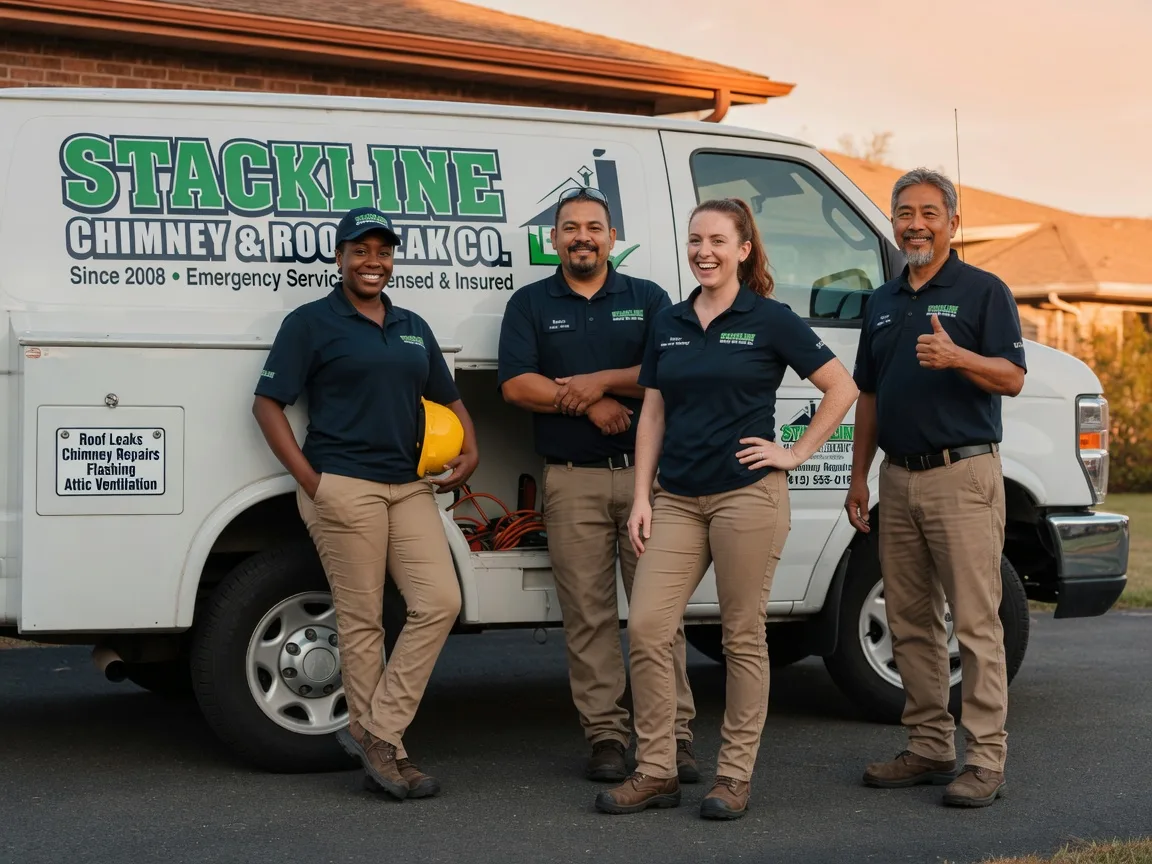 Chimney flashing repair company in Riverton, IL